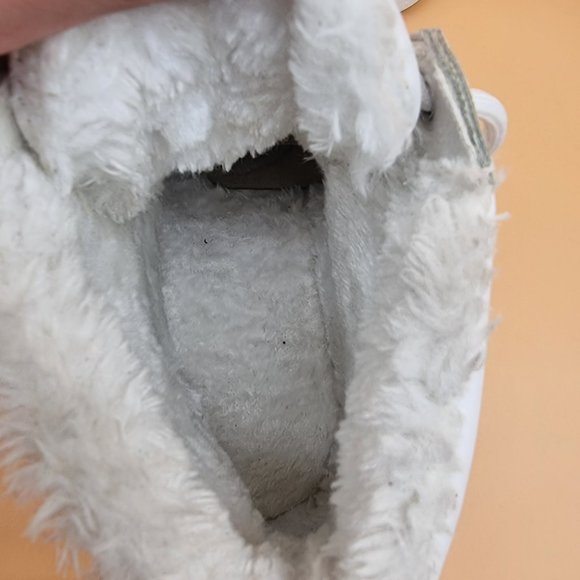 Woman's casual high top boots winter plush warm lace-up - Picture 6 of 7